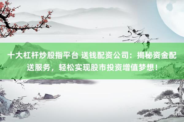 十大杠杆炒股指平台 送钱配资公司：揭秘资金配送服务，轻松实现股市投资增值梦想！
