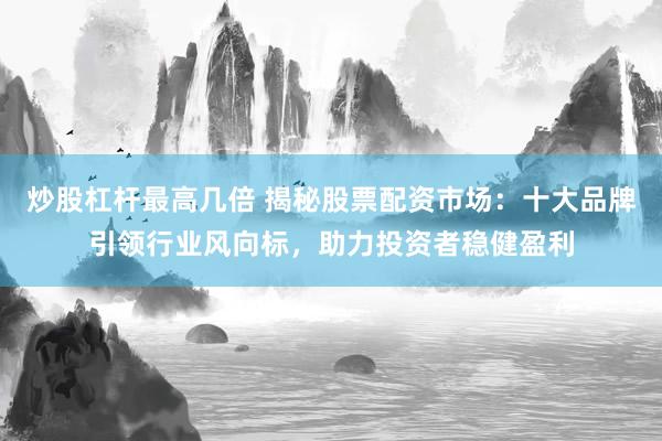 炒股杠杆最高几倍 揭秘股票配资市场：十大品牌引领行业风向标，助力投资者稳健盈利
